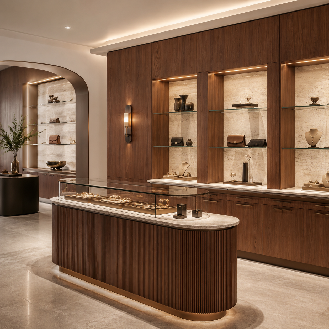 Luxury retail fitout