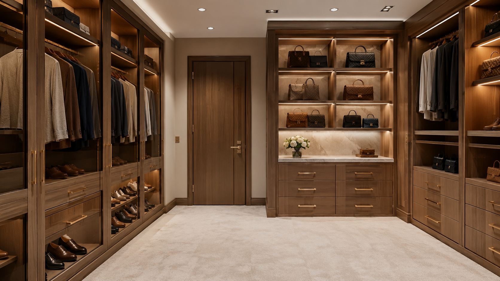 Walk-in wardrobe project